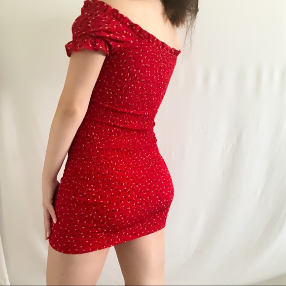 Princess Polly Gracie Red Floral Mini Dress - Picture 8 of 11